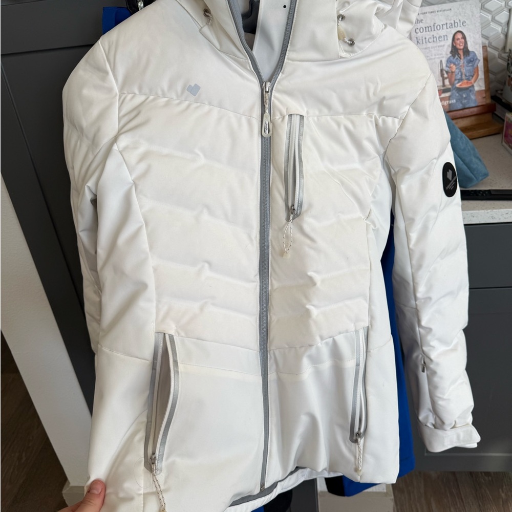 Obermeyer Ivory Puffer Jacket with Hood